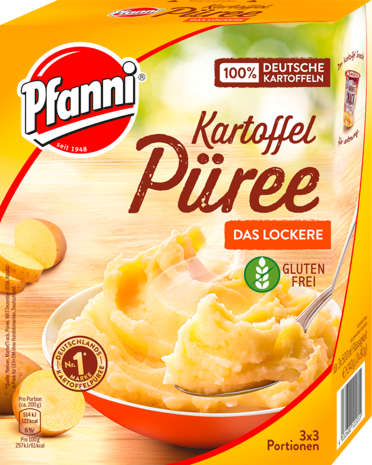 Pfanni Kartoffelpüree oder Stampfkartoffeln