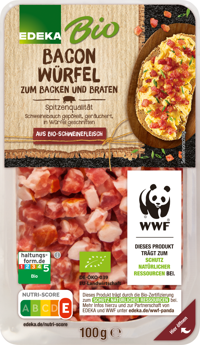 EDEKA Bio Delikatess Bacon oder Baconwürfel