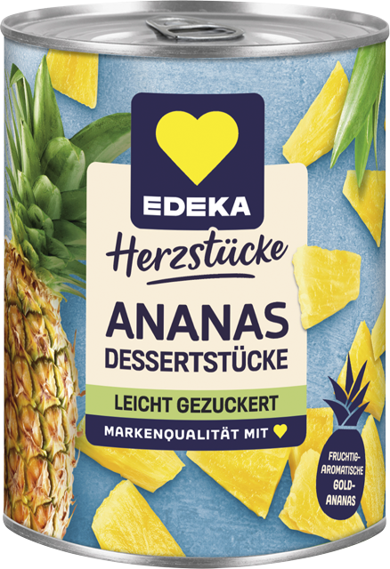 EDEKA Herzstücke Ananas Dessertstücke 