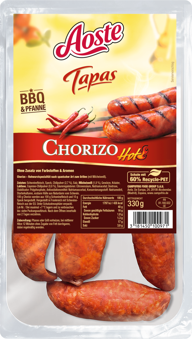 Campofrio Chorizo Grillwurst