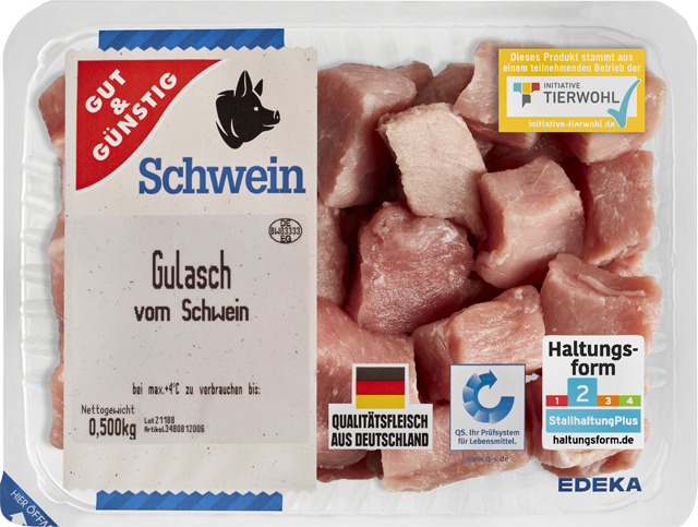 Gut & Günstig Schweinegulasch
