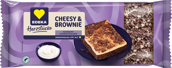 EDEKA Herzstücke Käse- oder Käse-Browniekuchen