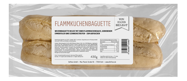 Beflexx Flammenkuchenbaguette