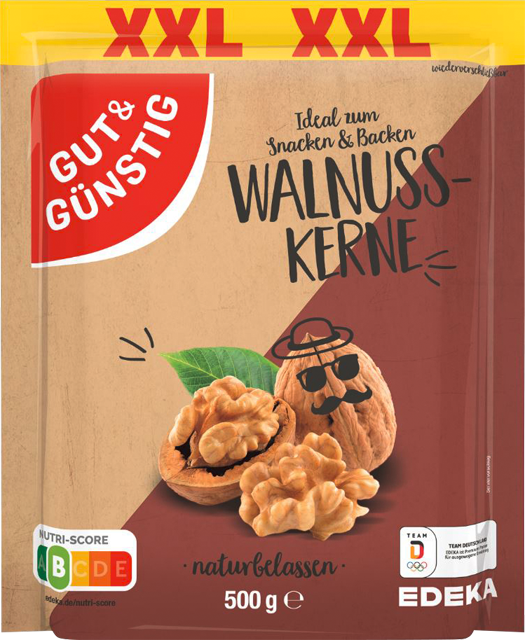 Gut & Günstig Walnusskerne 
