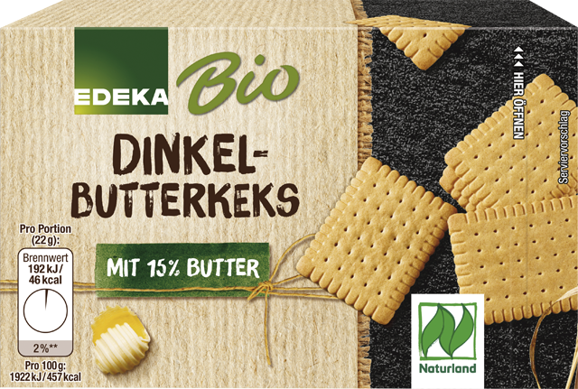 EDEKA Bio Dinkel-Butterkeks
