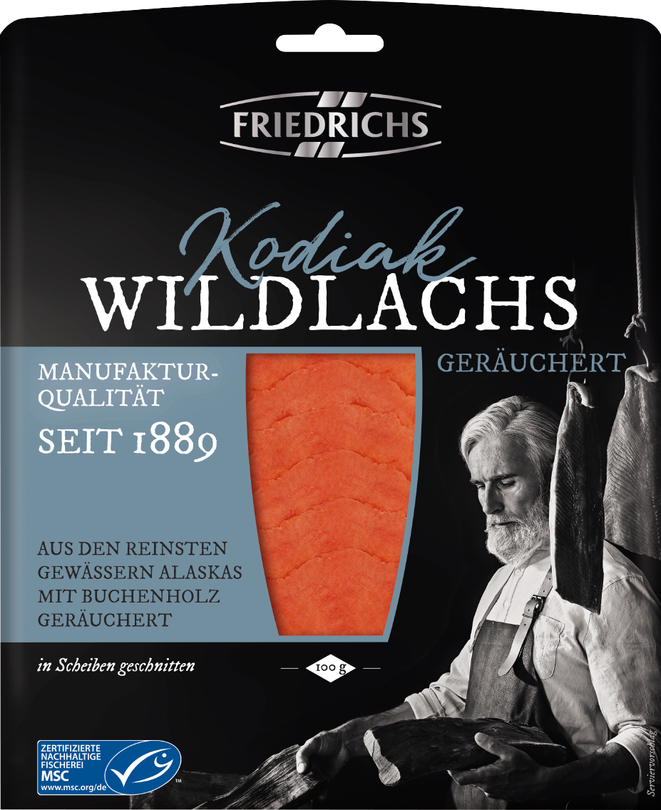 Friedrichs Kodiak Wildlachs oder Graved Wildlachs