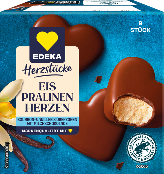 EDEKA Herzstücke Eispralinen-Herzen