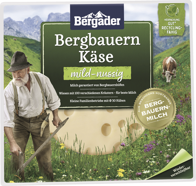 Ab Donnerstag: Bergader Käsescheiben