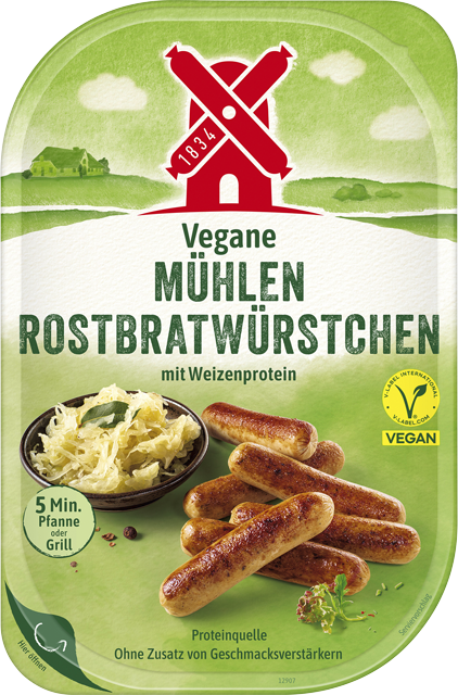 Vegan Rügenwalder Mühle Rostbratwurst 