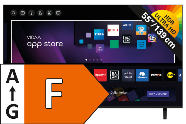 DYON 4K-UHD-TV „Movie Smart 55 VX-2“