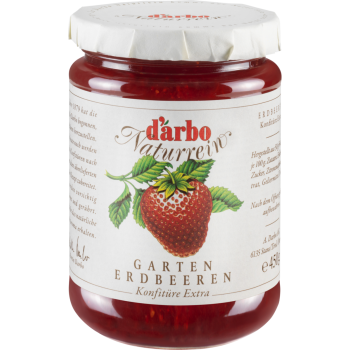 d’arbo Naturrein Konfitüre Extra oder passiert