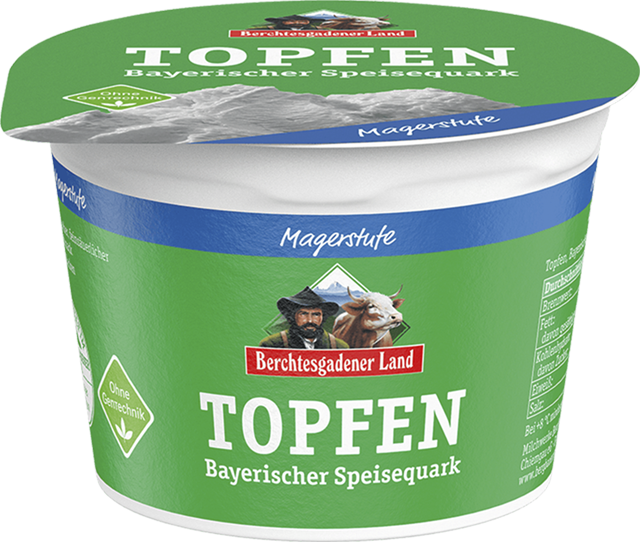 Berchtesgadener Land Topfen Mager-, Halbfett- oder Rahmstufe