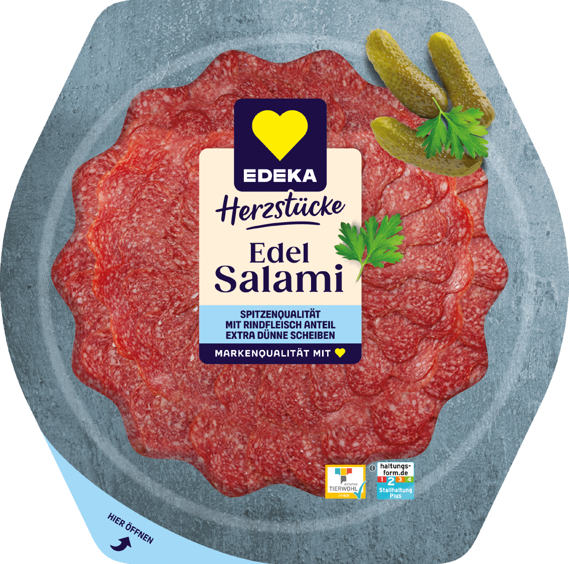 EDEKA Herzstücke Salami Teller