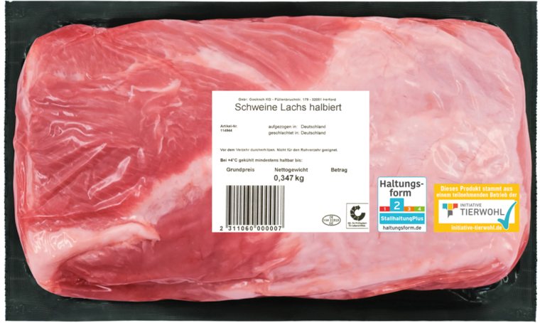 Schweinelachse