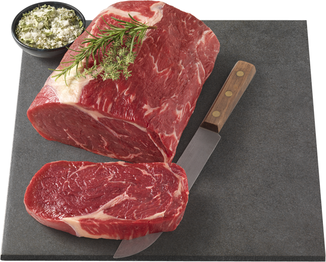 Donnerstag bis Samstag: ¹Zart gereiftes Bioland Rindfleisch – Steaks aus dem Entrecôte
