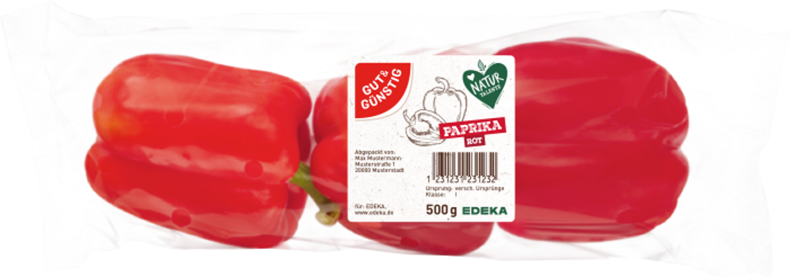 Gut&Günstig Paprika rot aus den Niederlanden