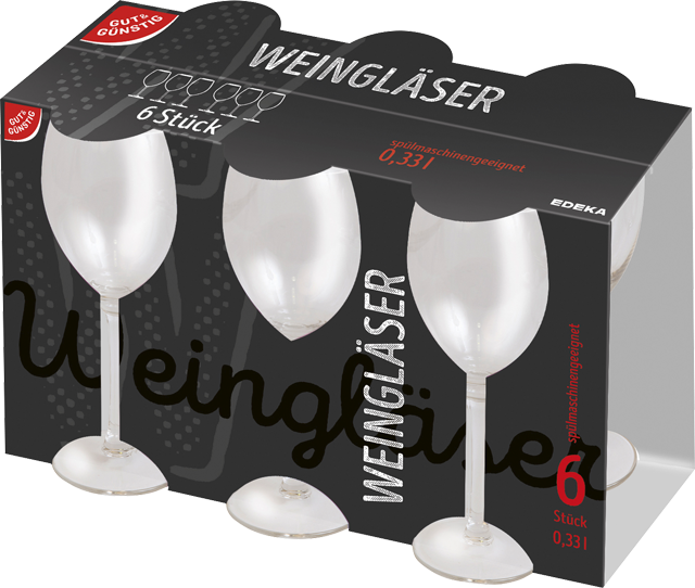 Gut & Günstig Weingläser