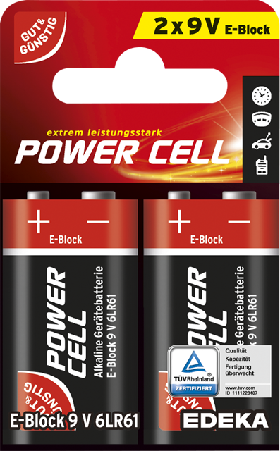 Gut & Günstig Power-Cell-Batterien