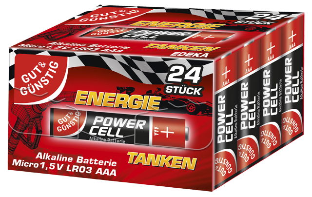 Gut & Günstig Alkaline-Batterien