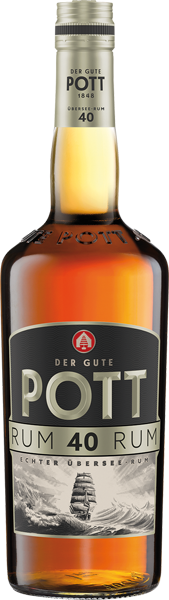 Pott Rum, 40% Vol. oder Eierlikör 16% Vol.