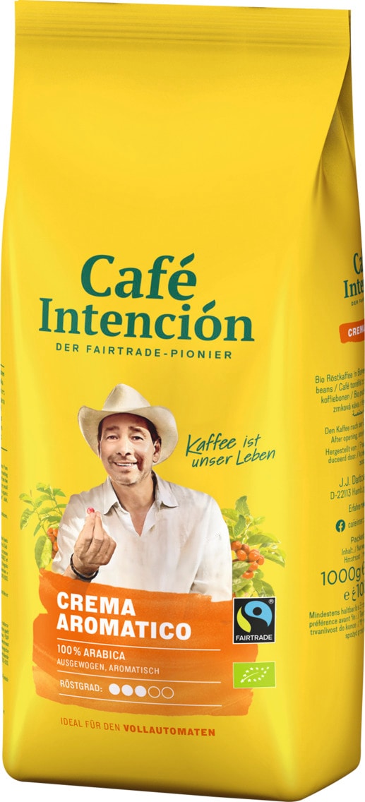 J. J. Darboven Bio Café Intención ganze Bohnen