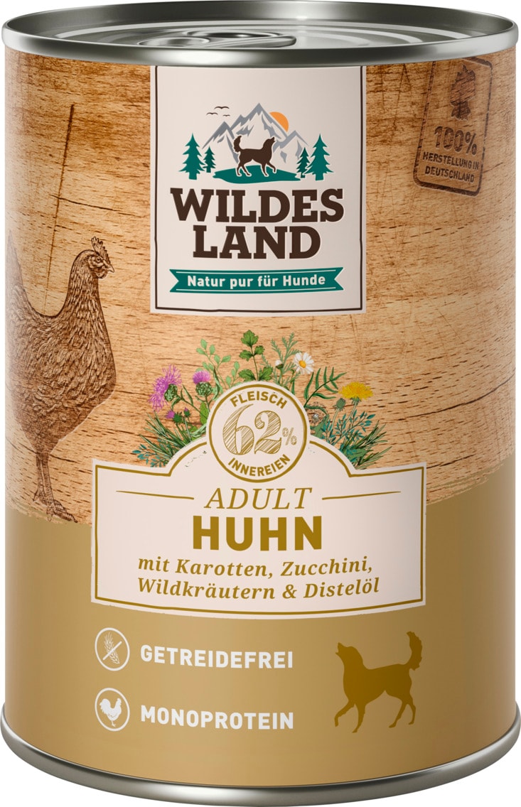 Wildes Land Hundenahrung