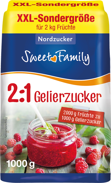 Nordzucker Sweet Family Gelierzucker 2:1