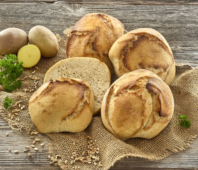 ¹Kartoffelbrötchen hell
