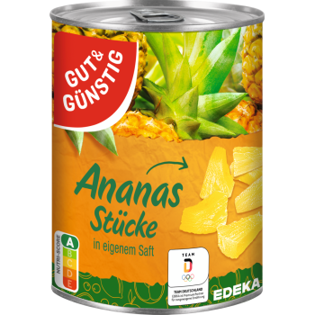 GUT & GÜNSTIG - Ananas Stücke oder Scheiben