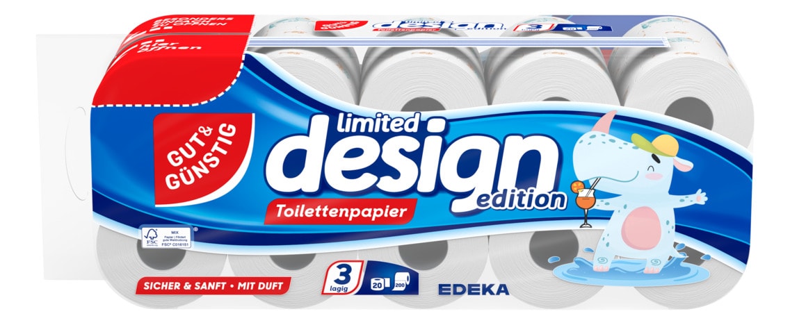 Gut & Günstig design Toilettenpapier