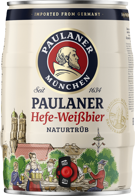 Paulaner Hefe-Weißbier naturtrüb 