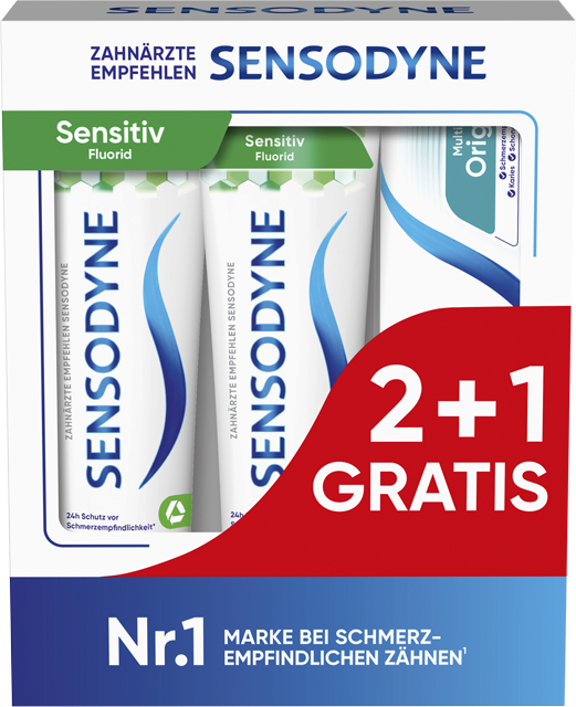 Sensodyne Zahncreme Sensitiv Fluorid 