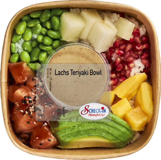 Lachs-Bowl Teriyaki