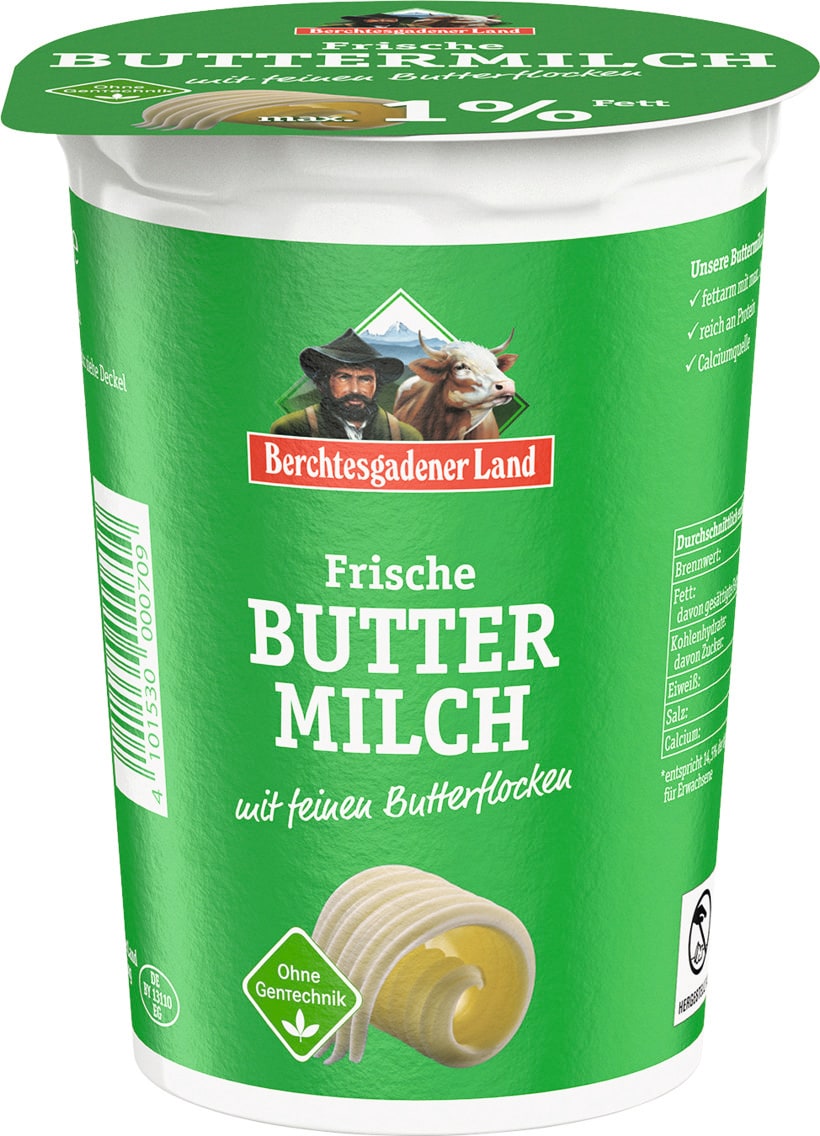 Berchtesgadener Land Frische Butter Milch