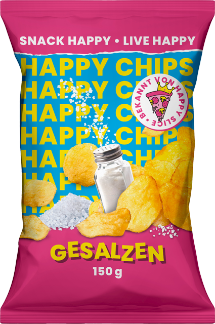 Happy Chips gesalzen oder  Paprika 