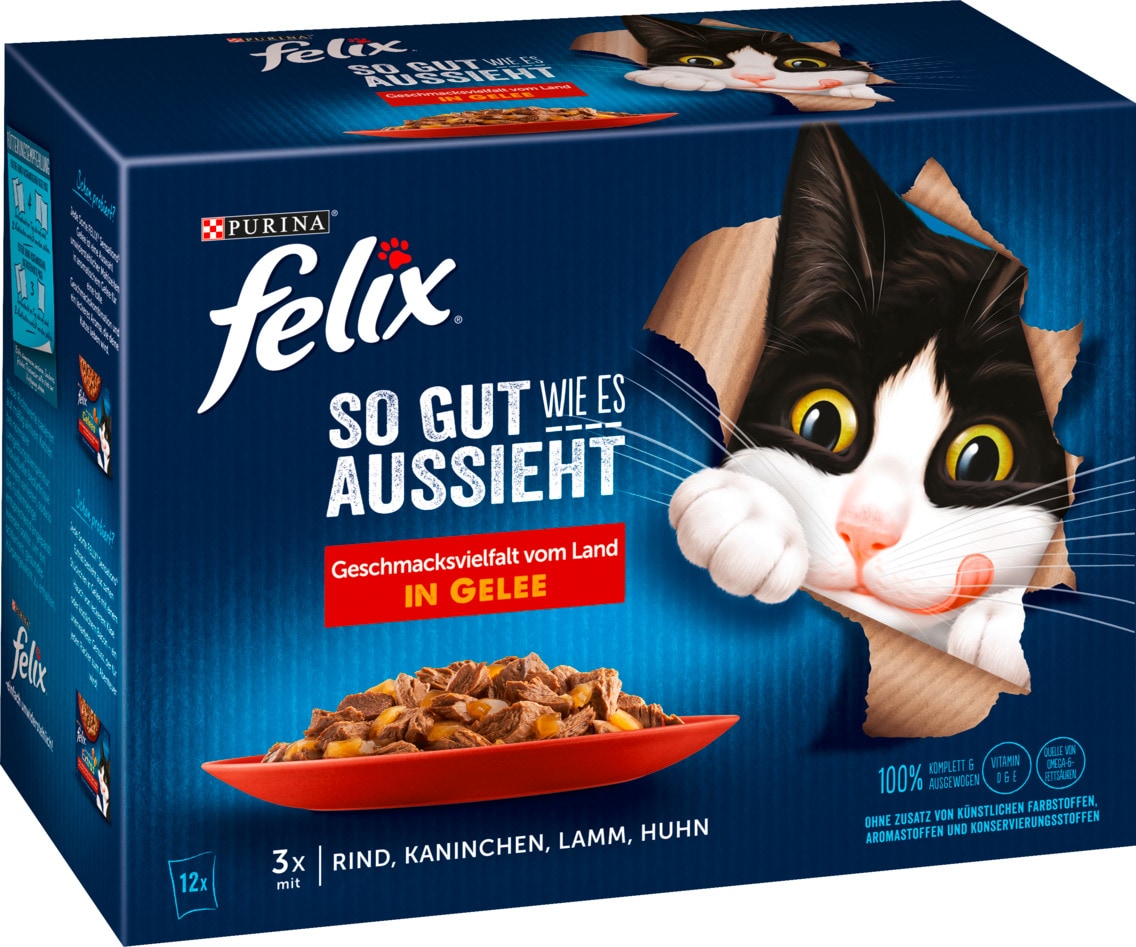 Purina felix Katzennahrung