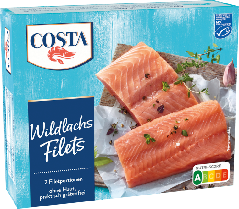 Costa Wildlachsfilets