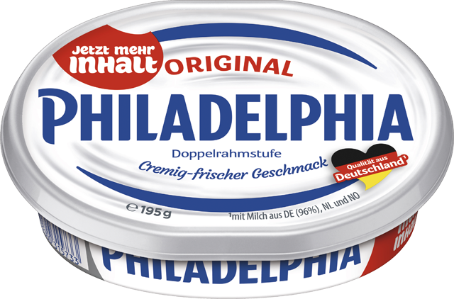 Philadelphia Frischkäsezubereitung