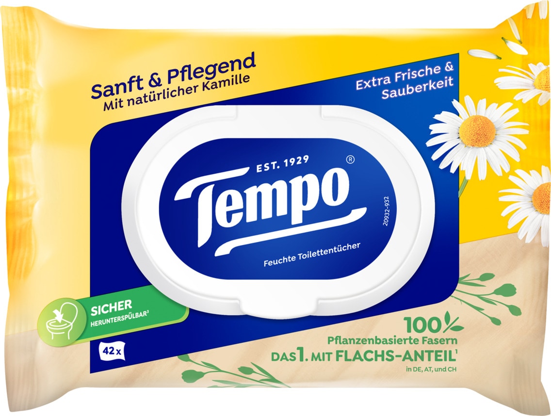Tempo Feuchte Toilettentücher