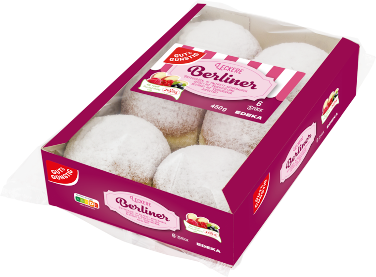 GUT&GÜNSTIG 6 St. Berliner Mehrfrucht