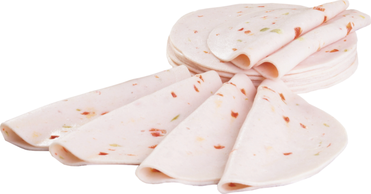 Paprikaschinken- oder Schinkenwurst