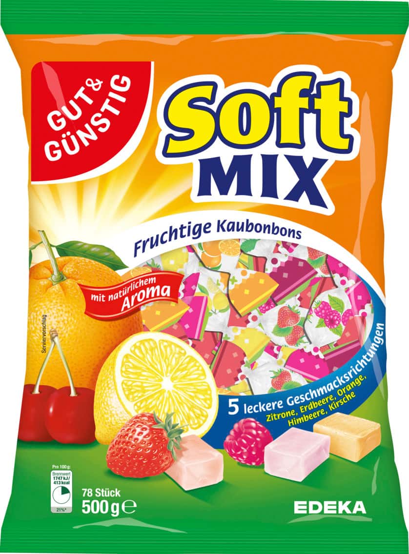 Gut & Günstig Soft Mix Kaubonbons