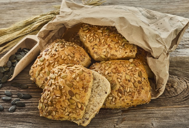 ¹Kürbiskernbrötchen