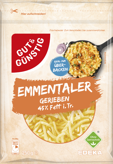 Gut & Günstig Emmentaler gerieben