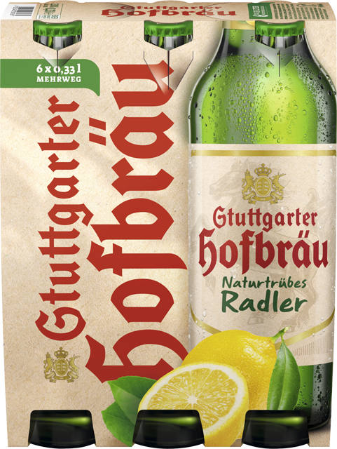 Stuttgarter Hofbräu Naturtrübes Radler oder Pilsner