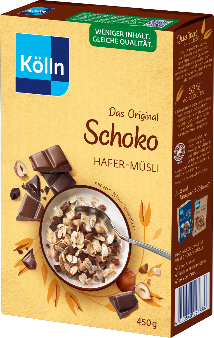Kölln Müsli oder Hafer-Porridge