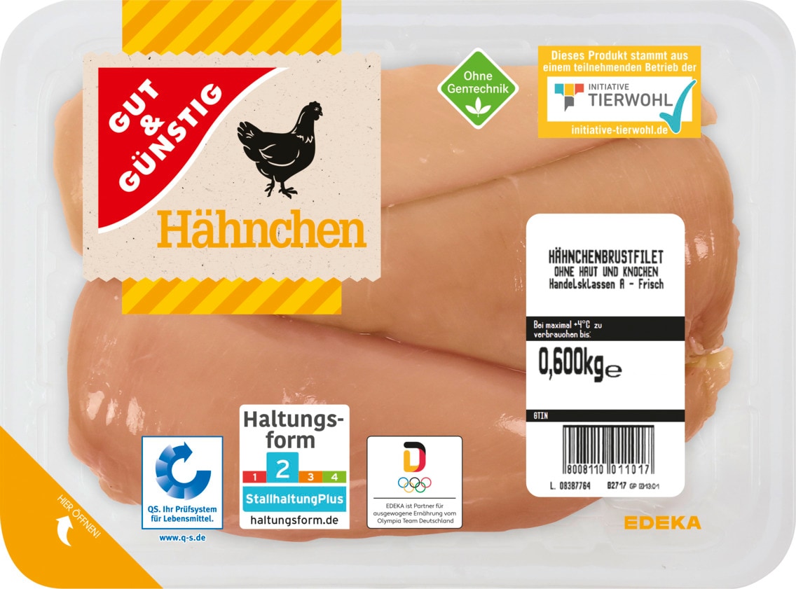 Gut & Günstig Hähnchenbrustfilet