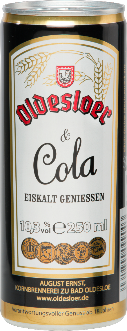 Oldesloer Weizenkorn & Cola oder Orange
