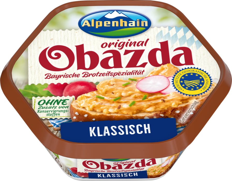 Alpenhain Obazda oder Camembert-Creme