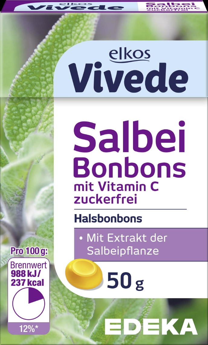 EDEKA Vivede Salbei Bonbons